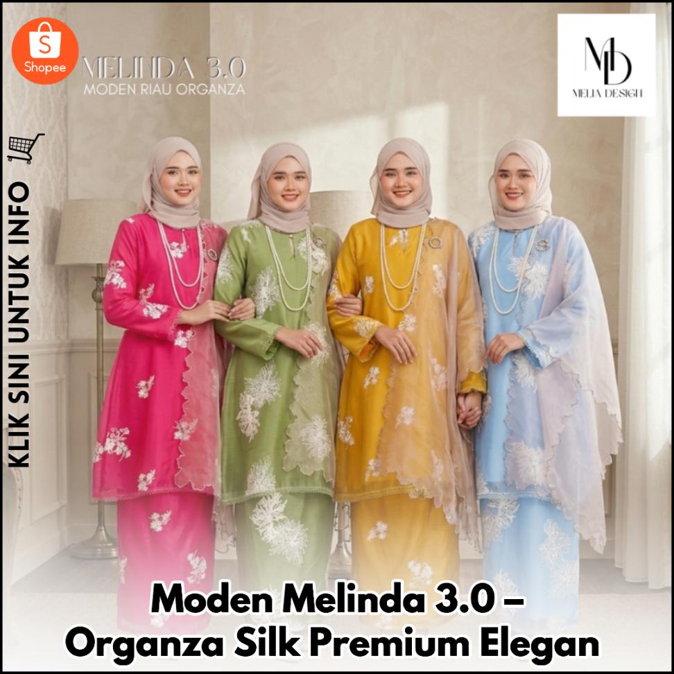 Moden Melinda 3.0 – Organza Silk Premium Elegan