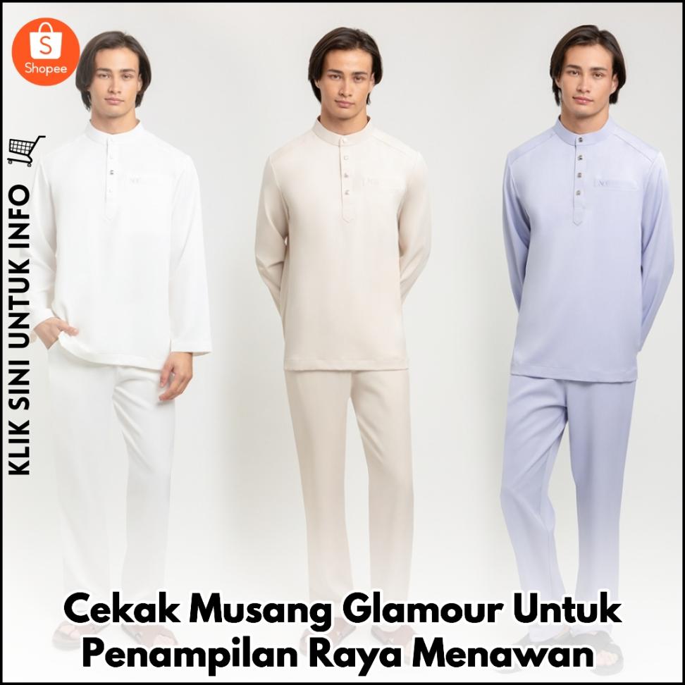 Cekak Musang Glamour Untuk Penampilan Raya Menawan