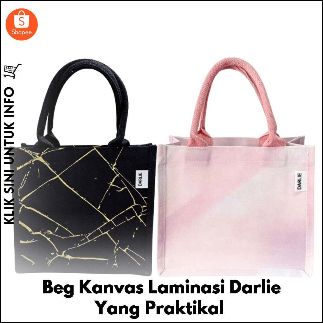 Beg Kanvas Laminasi Darlie Yang Praktikal