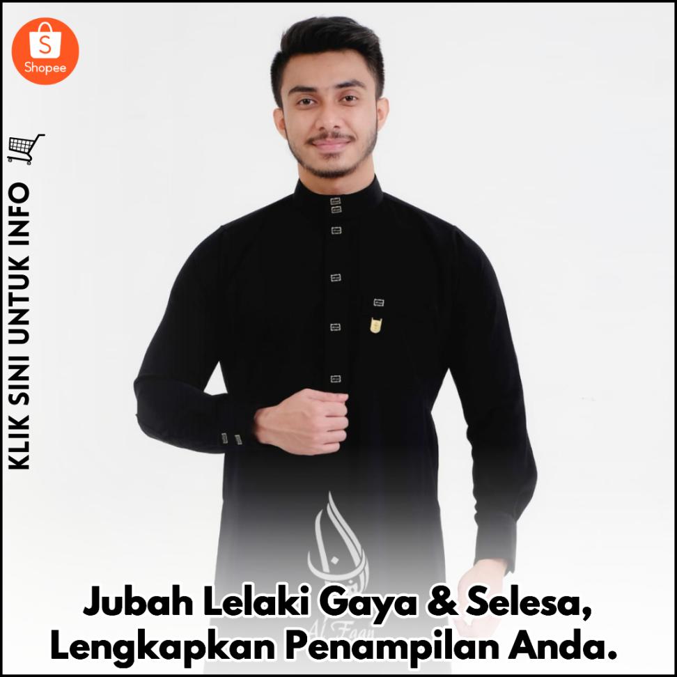 Jubah Lelaki Gaya & Selesa, Lengkapkan Penampilan Anda.