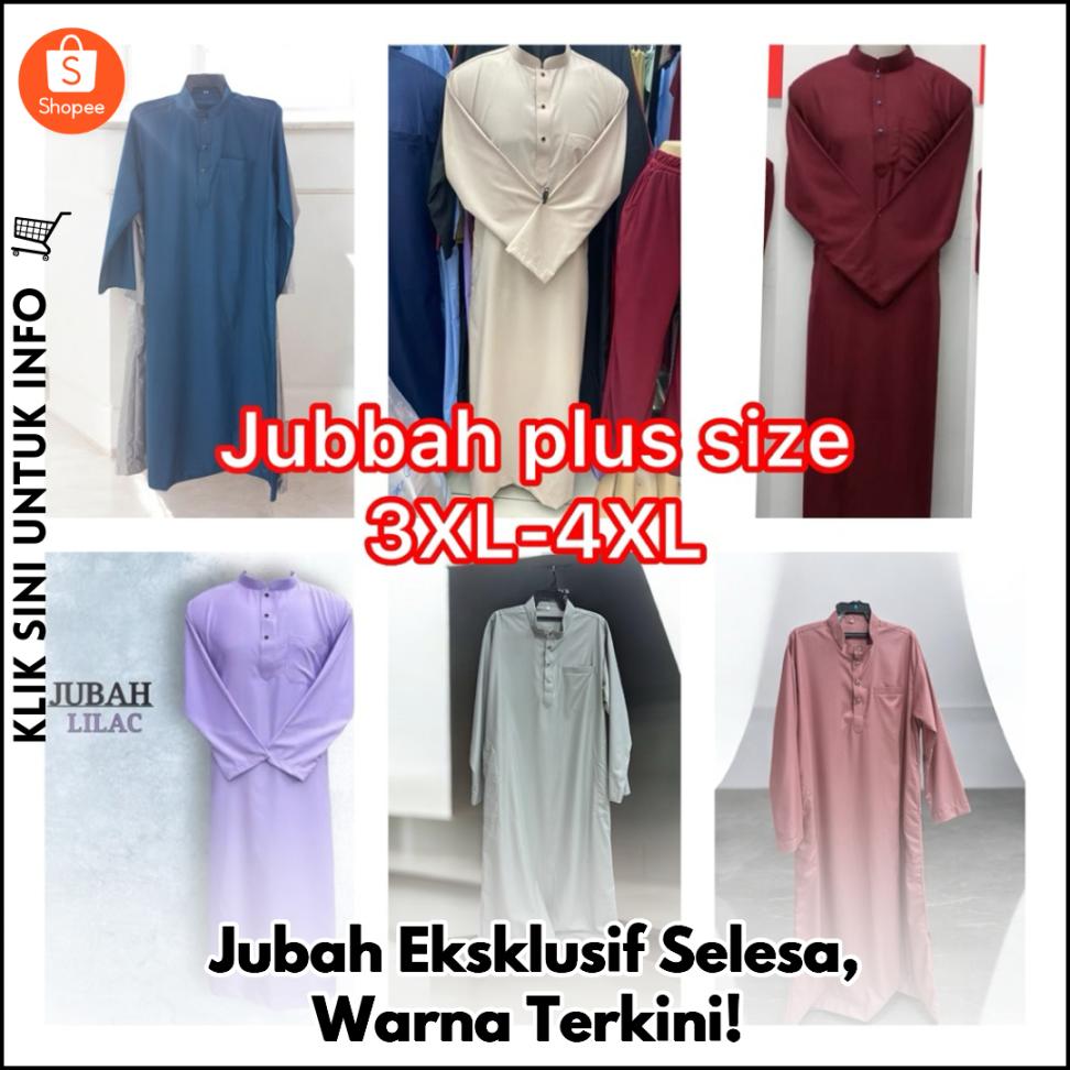 Jubah Eksklusif Selesa, Warna Terkini!