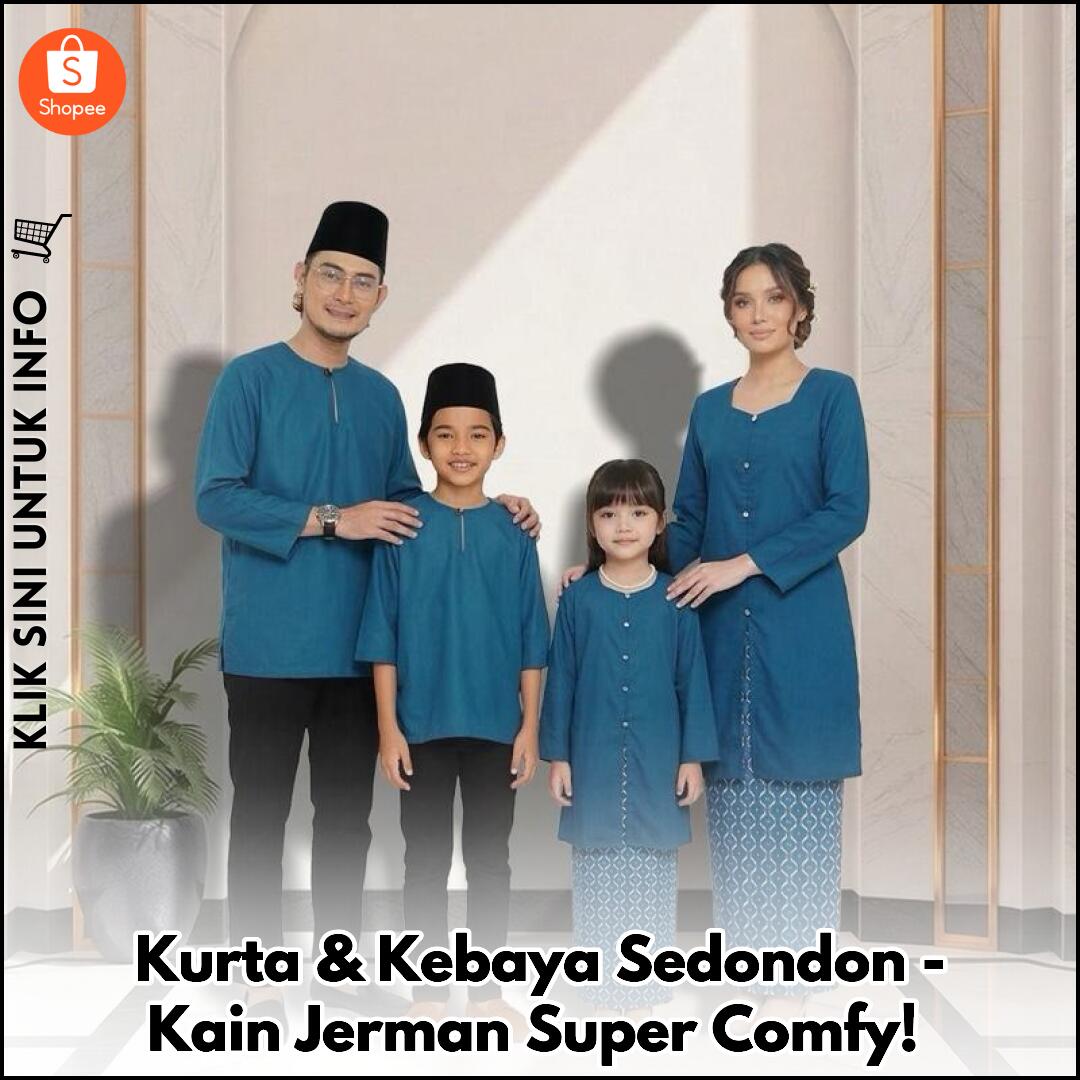 Kurta & Kebaya Sedondon - Kain Jerman Super Comfy!