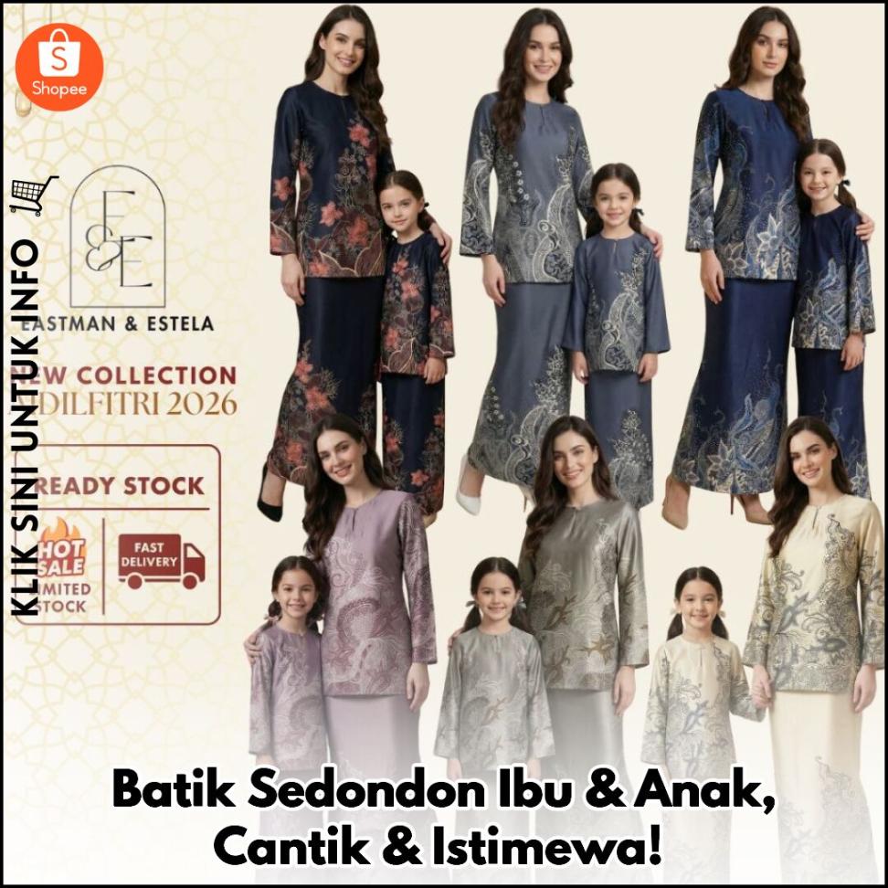 Batik Sedondon Ibu & Anak, Cantik & Istimewa!