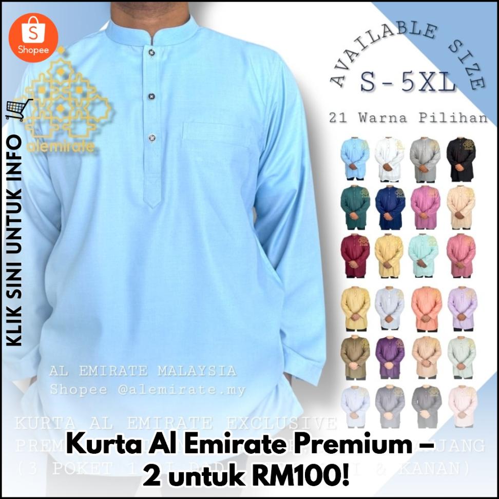 Kurta Al Emirate Premium – 2 untuk RM100!
