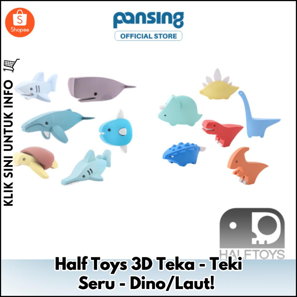 Half Toys 3D Teka-Teki Seru - Dino/Laut!