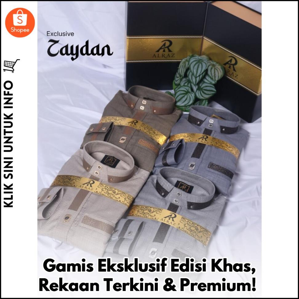 Gamis Eksklusif Edisi Khas, Rekaan Terkini & Premium!