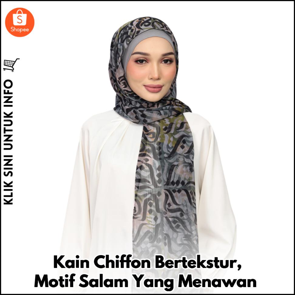 Kain Chiffon Bertekstur, Motif Salam Yang Menawan