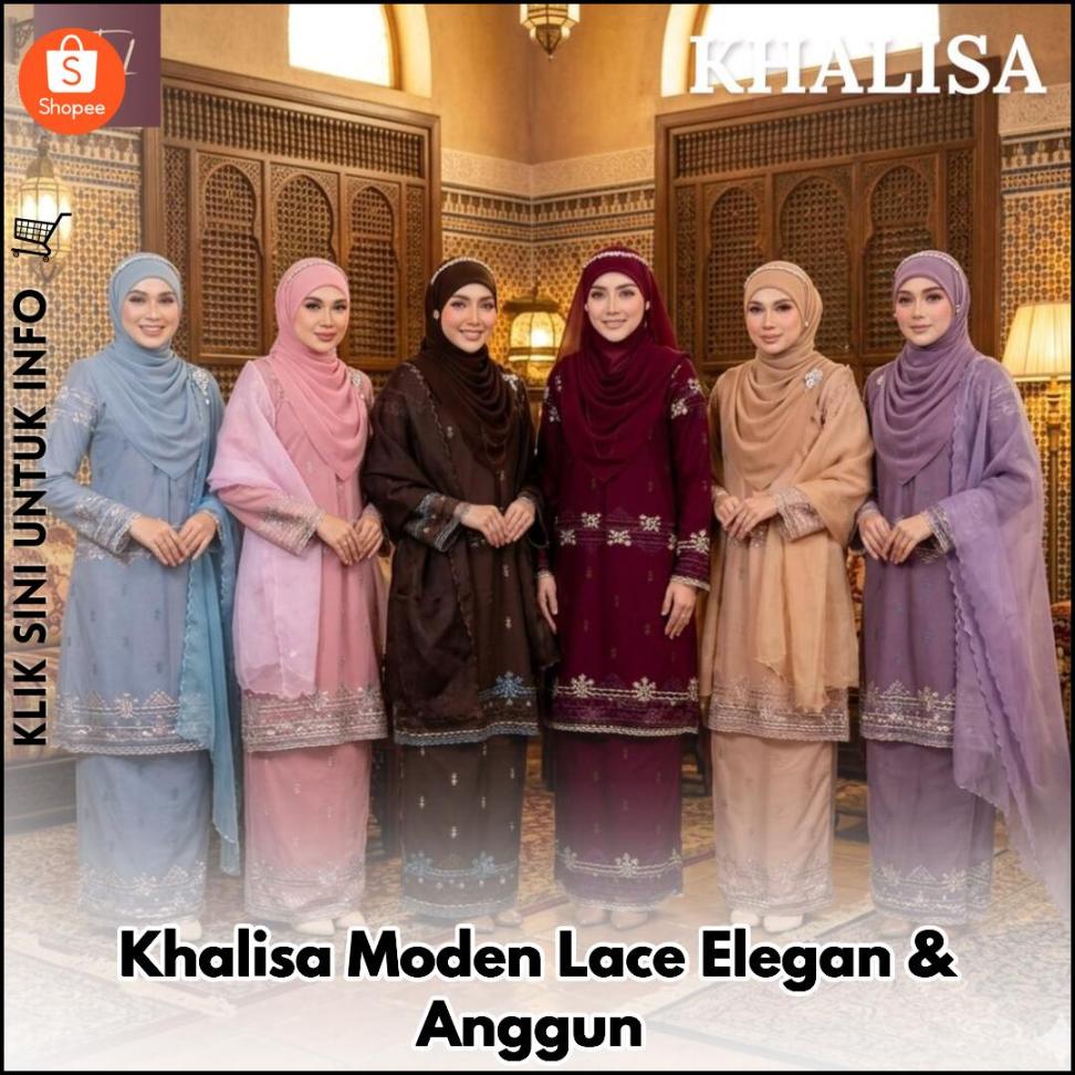 Khalisa Moden Lace Elegan & Anggun
