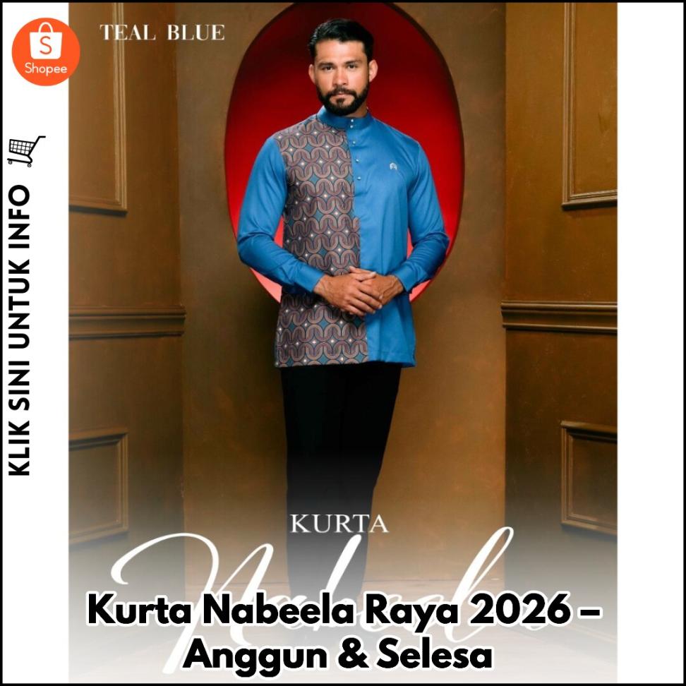Kurta Nabeela Raya 2026 – Anggun & Selesa