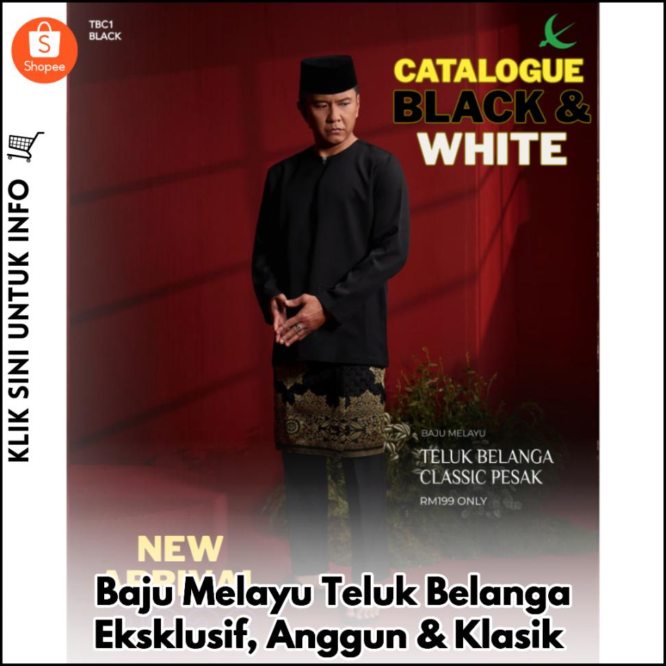 Baju Melayu Teluk Belanga Eksklusif, Anggun & Klasik