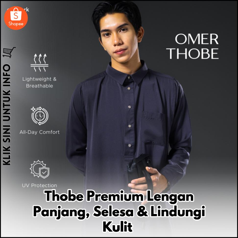 Thobe Premium Lengan Panjang, Selesa & Lindungi Kulit