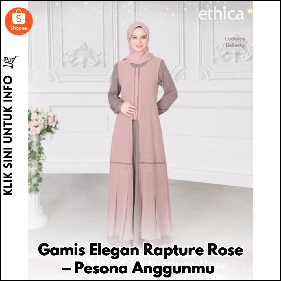 Gamis Elegan Rapture Rose – Pesona Anggunmu