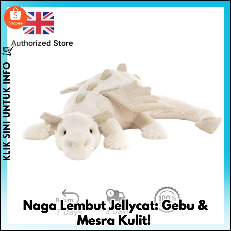 Naga Lembut Jellycat: Gebu & Mesra Kulit!