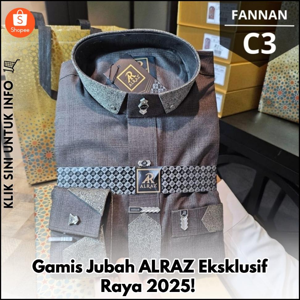 Gamis Jubah ALRAZ Eksklusif Raya 2025!