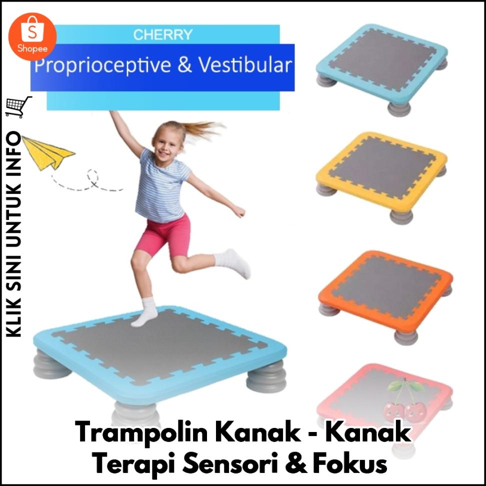 Trampolin Kanak-Kanak Terapi Sensori & Fokus