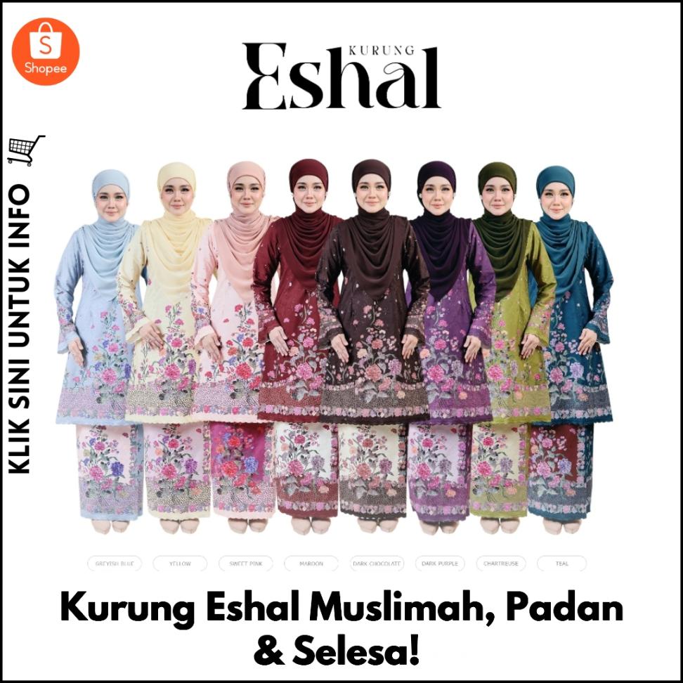 Kurung Eshal Muslimah, Padan & Selesa!