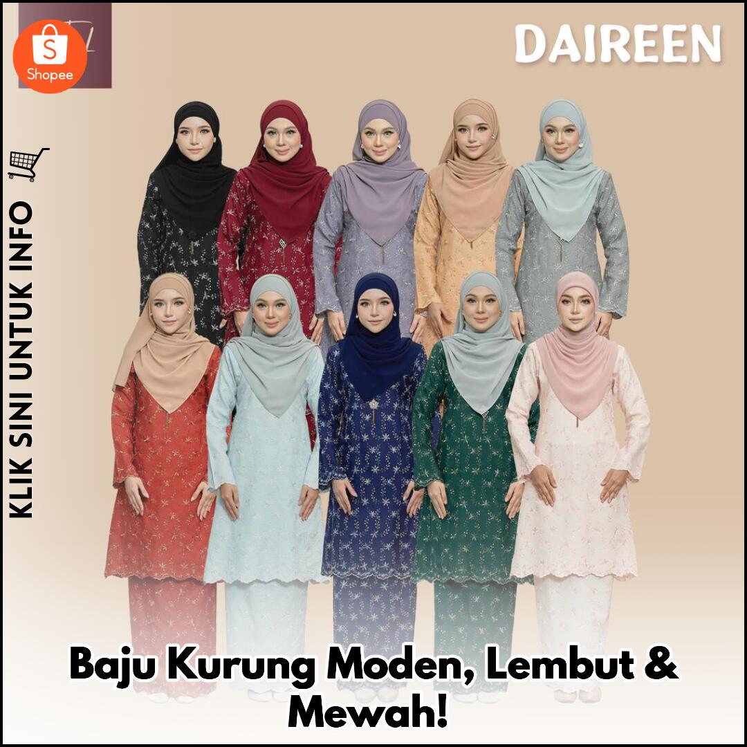 Baju Kurung Moden, Lembut & Mewah!
