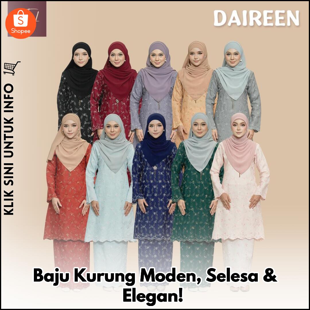 Baju Kurung Moden, Selesa & Elegan!