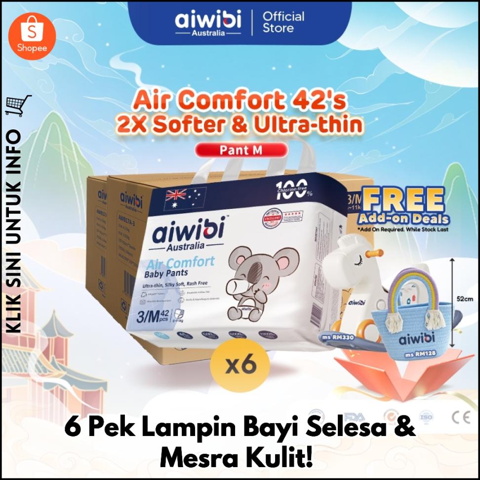 6 Pek Lampin Bayi Selesa & Mesra Kulit!