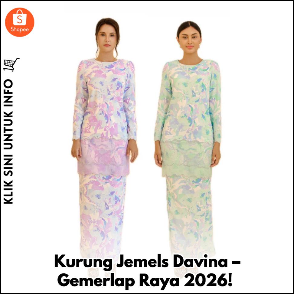 Kurung Jemels Davina – Gemerlap Raya 2026!