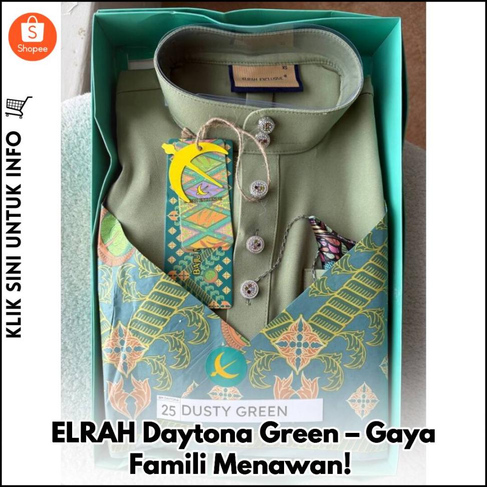 ELRAH Daytona Green – Gaya Famili Menawan!