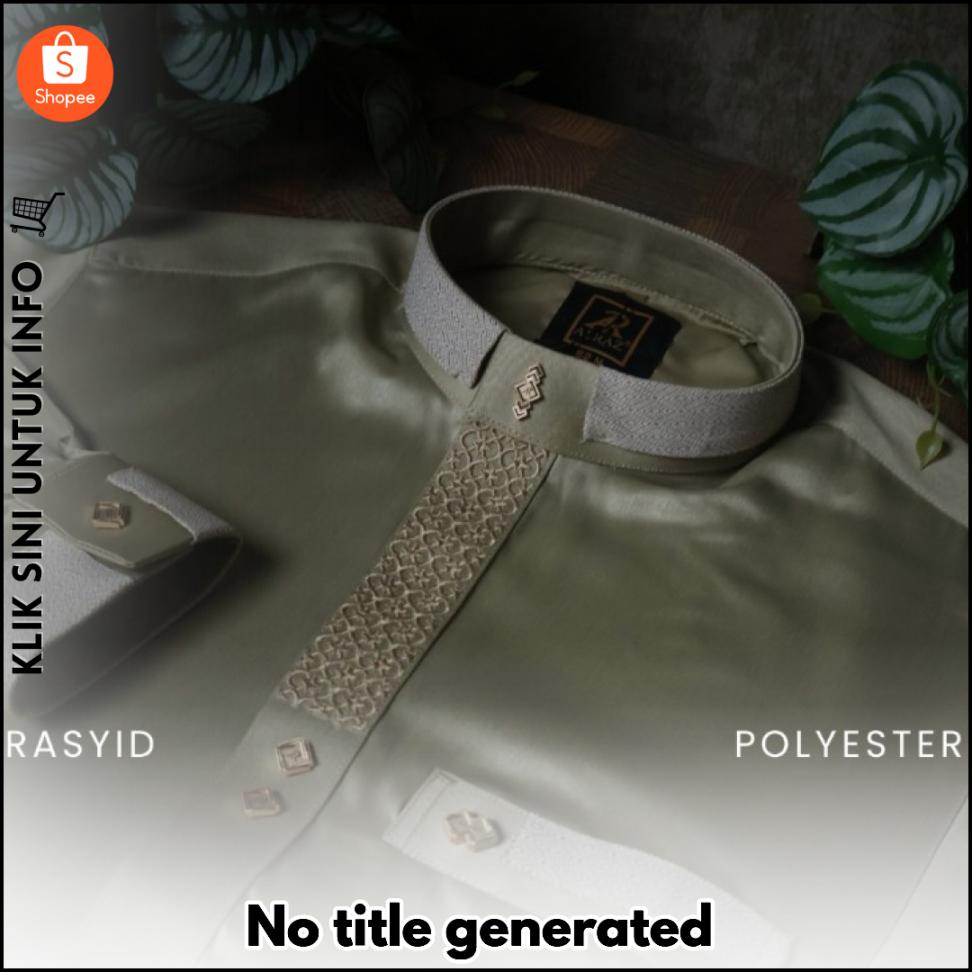 Jubah Muslim Lelaki Premium, Selesa & Bergaya