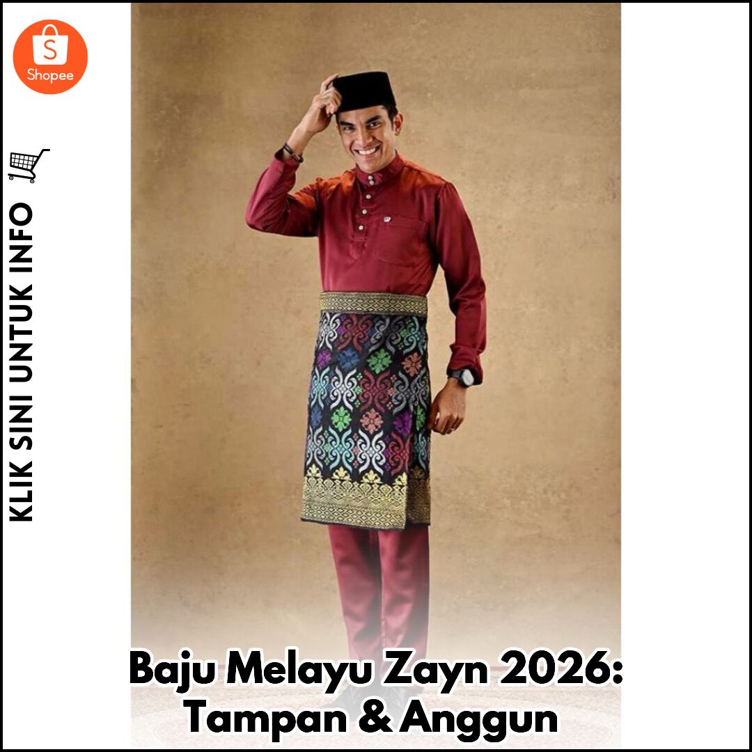Baju Melayu Zayn 2026: Tampan & Anggun