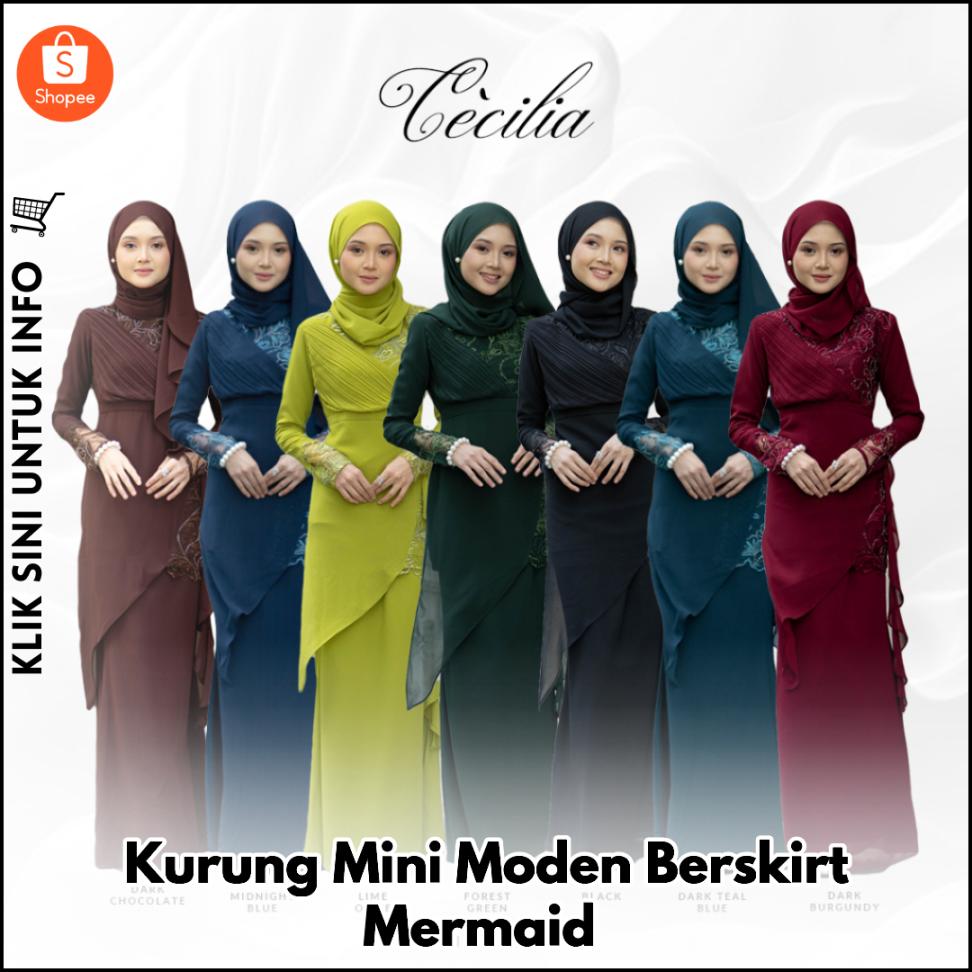 Kurung Mini Moden Berskirt Mermaid
