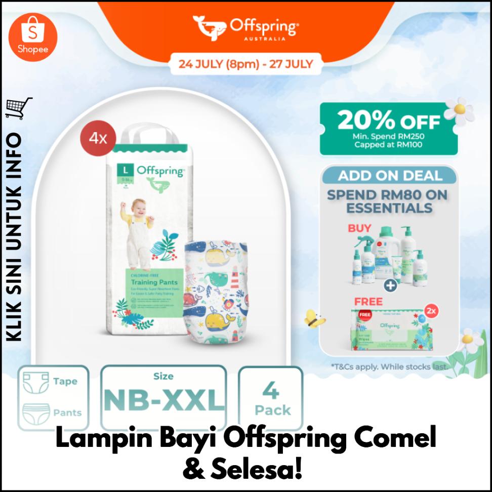Lampin Bayi Offspring Comel & Selesa!
