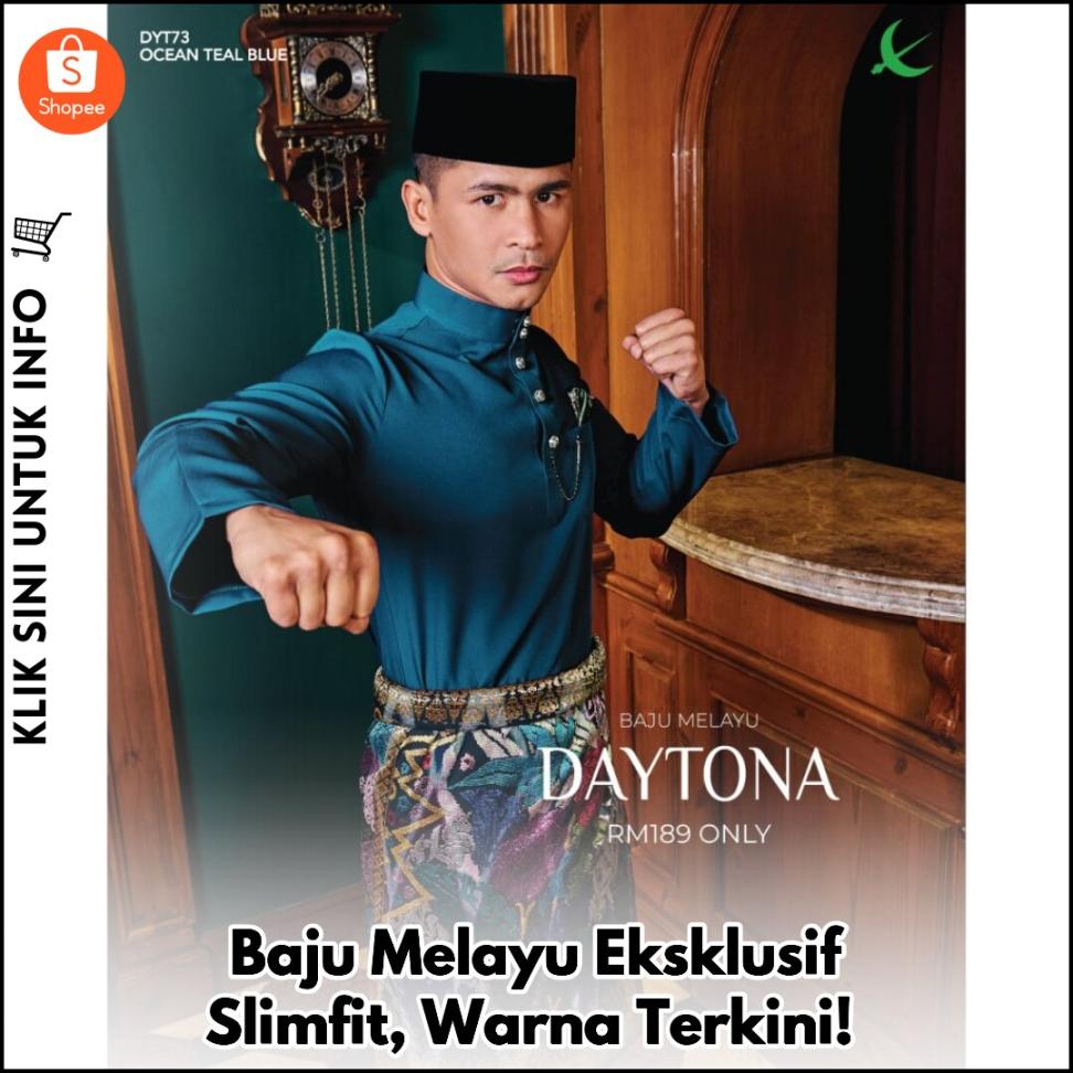 Baju Melayu Eksklusif Slimfit, Warna Terkini!