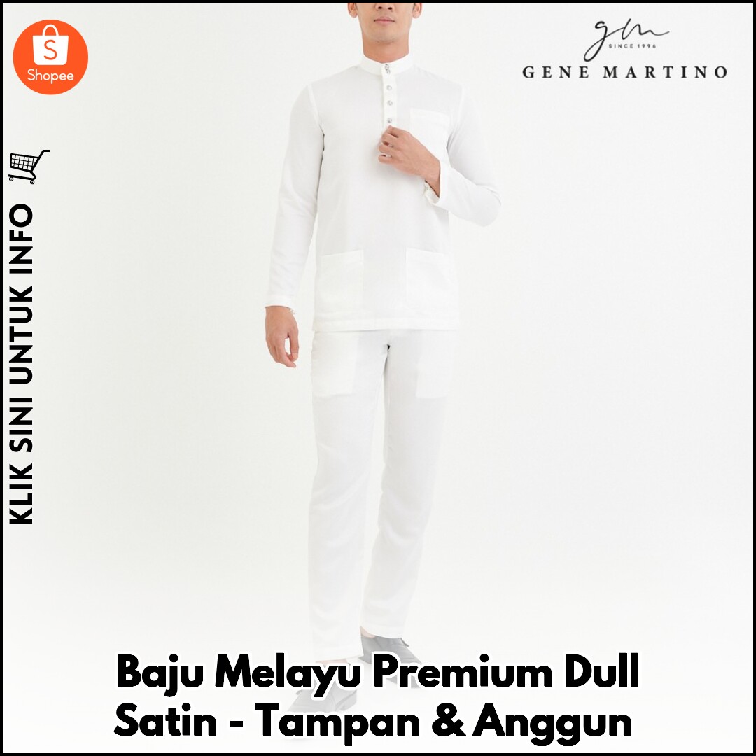 Baju Melayu Premium Dull Satin - Tampan & Anggun