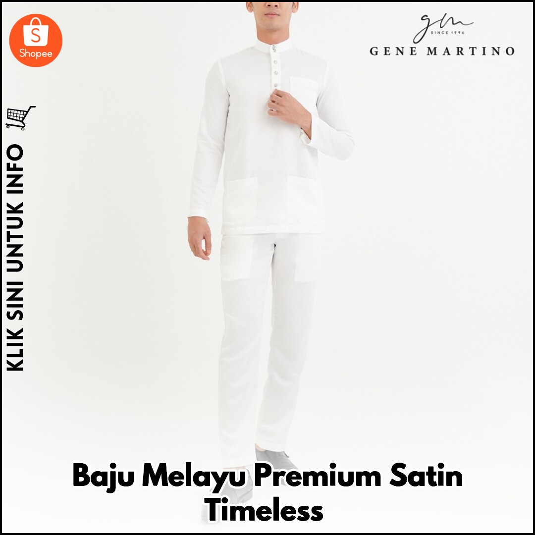 Baju Melayu Premium Satin Timeless