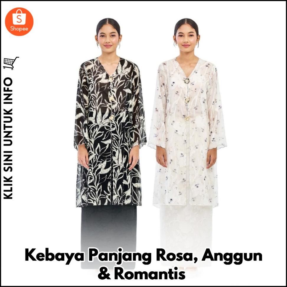 Kebaya Panjang Rosa, Anggun & Romantis