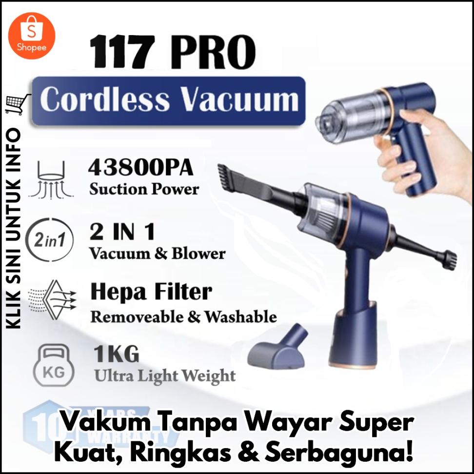 Vakum Tanpa Wayar Super Kuat, Ringkas & Serbaguna!