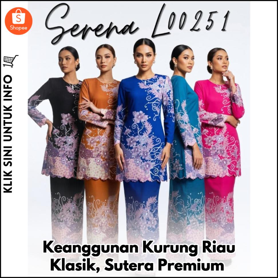 Keanggunan Kurung Riau Klasik, Sutera Premium