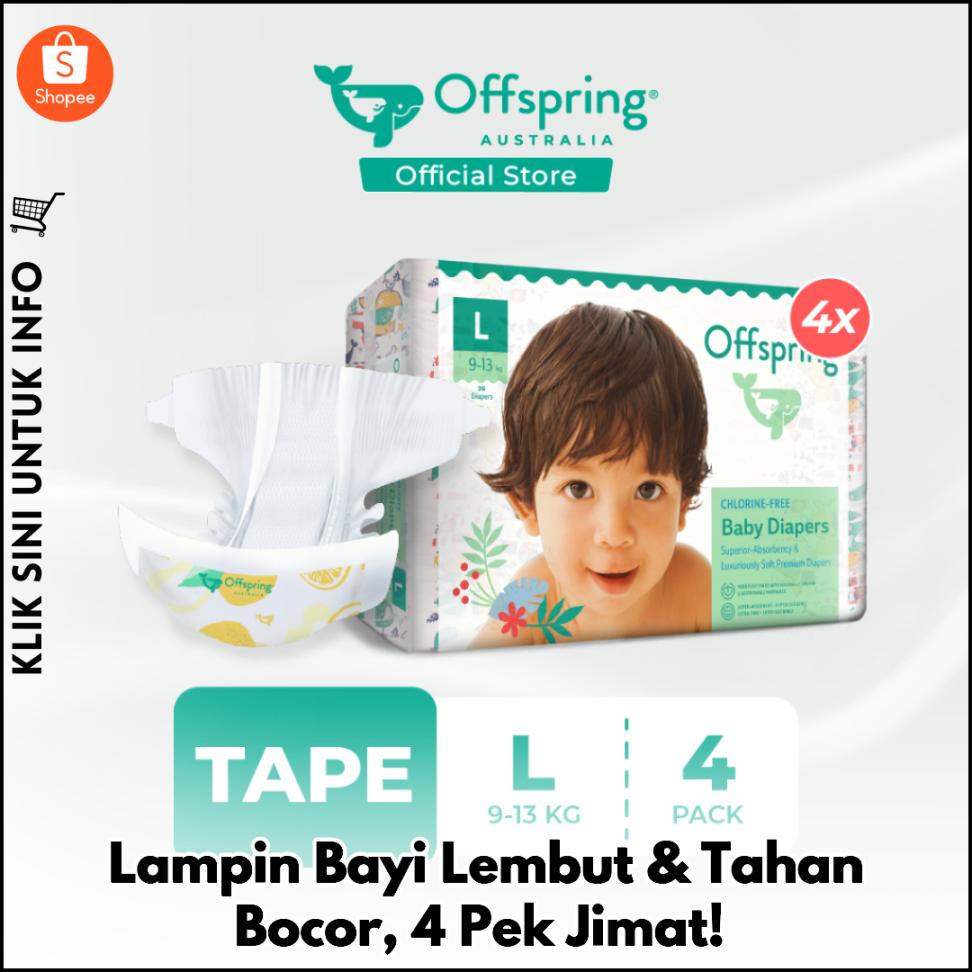 Lampin Bayi Lembut & Tahan Bocor, 4 Pek Jimat!