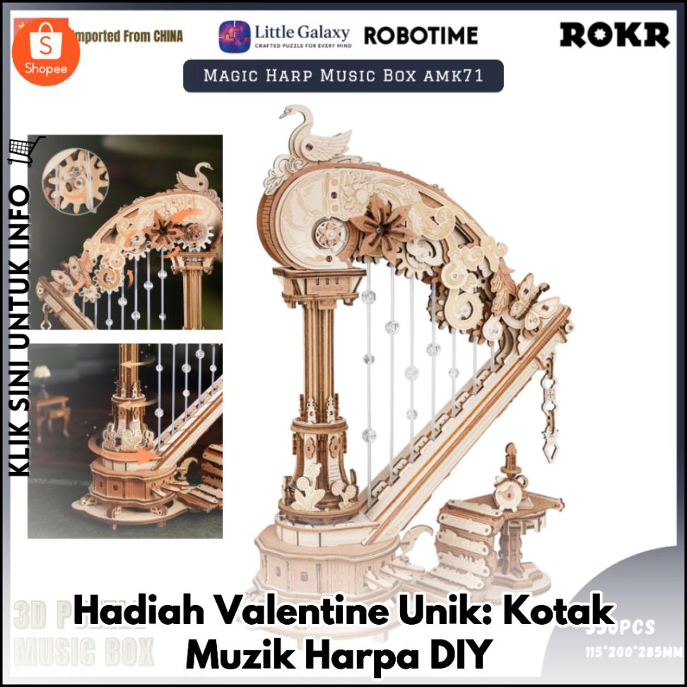 Hadiah Valentine Unik: Kotak Muzik Harpa DIY