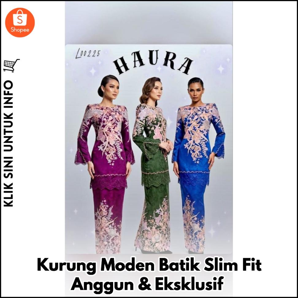 Kurung Moden Batik Slim Fit Anggun & Eksklusif