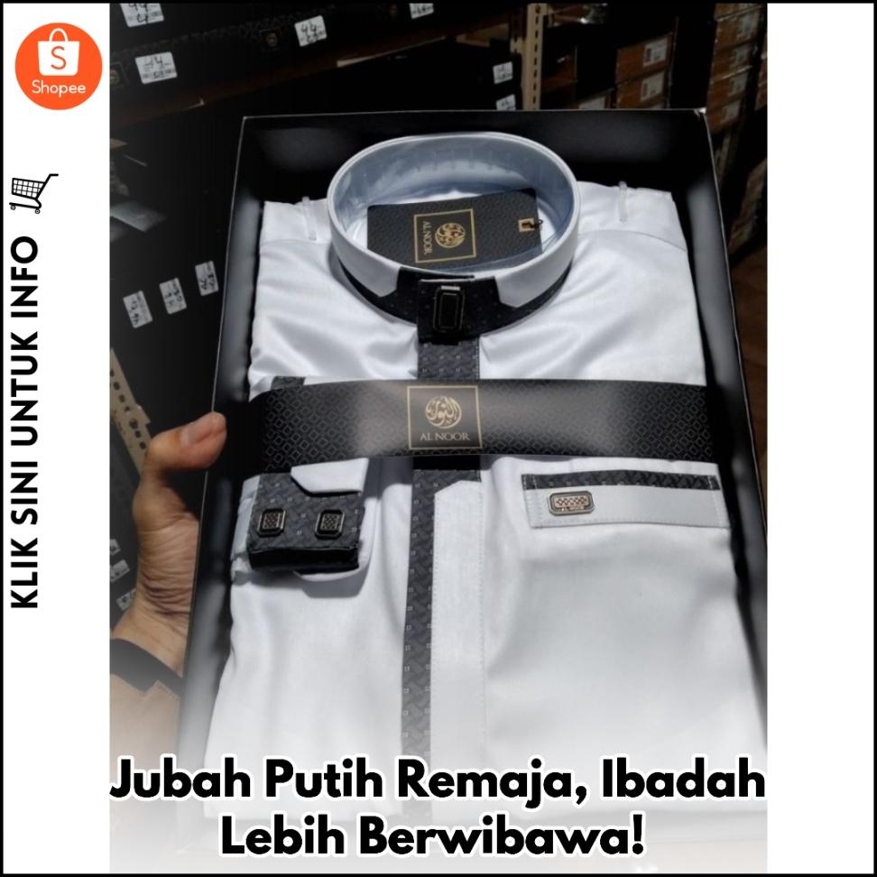 Jubah Putih Remaja, Ibadah Lebih Berwibawa!