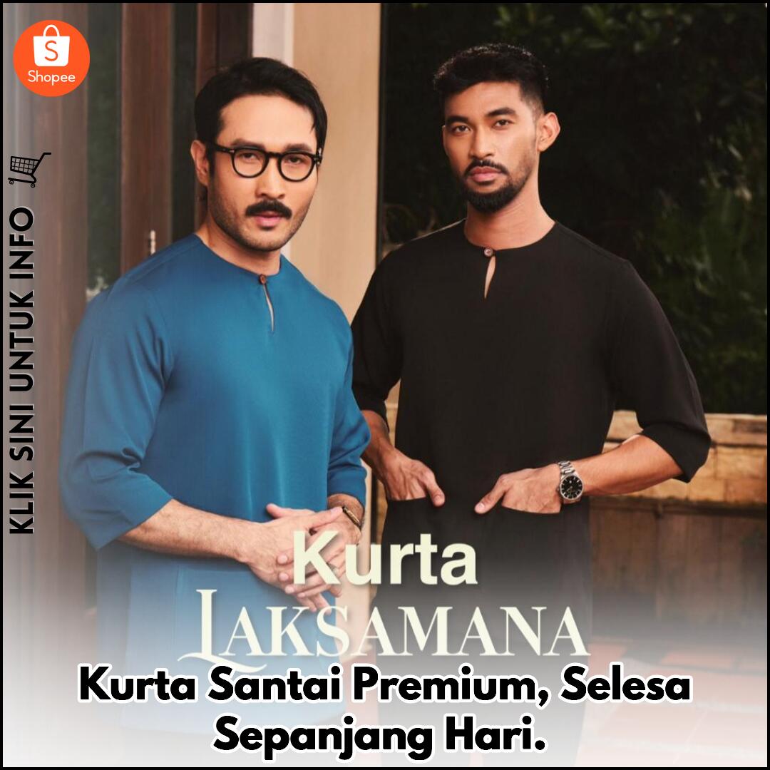 Kurta Santai Premium, Selesa Sepanjang Hari.