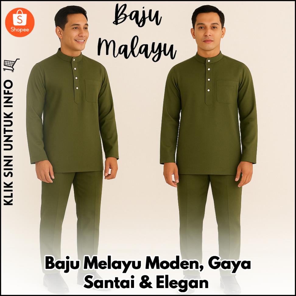 Baju Melayu Moden, Gaya Santai & Elegan