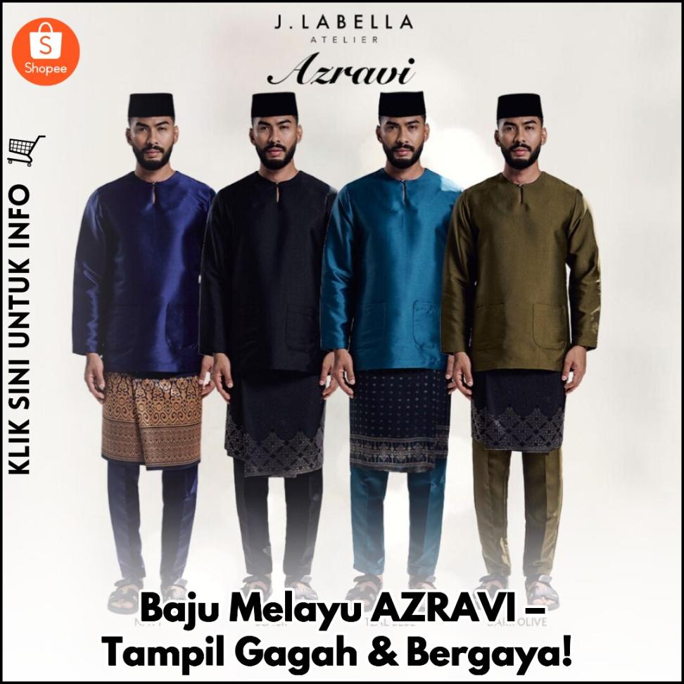 Baju Melayu AZRAVI – Tampil Gagah & Bergaya!