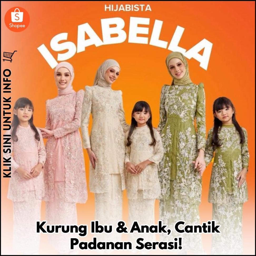 Kurung Ibu & Anak, Cantik Padanan Serasi!