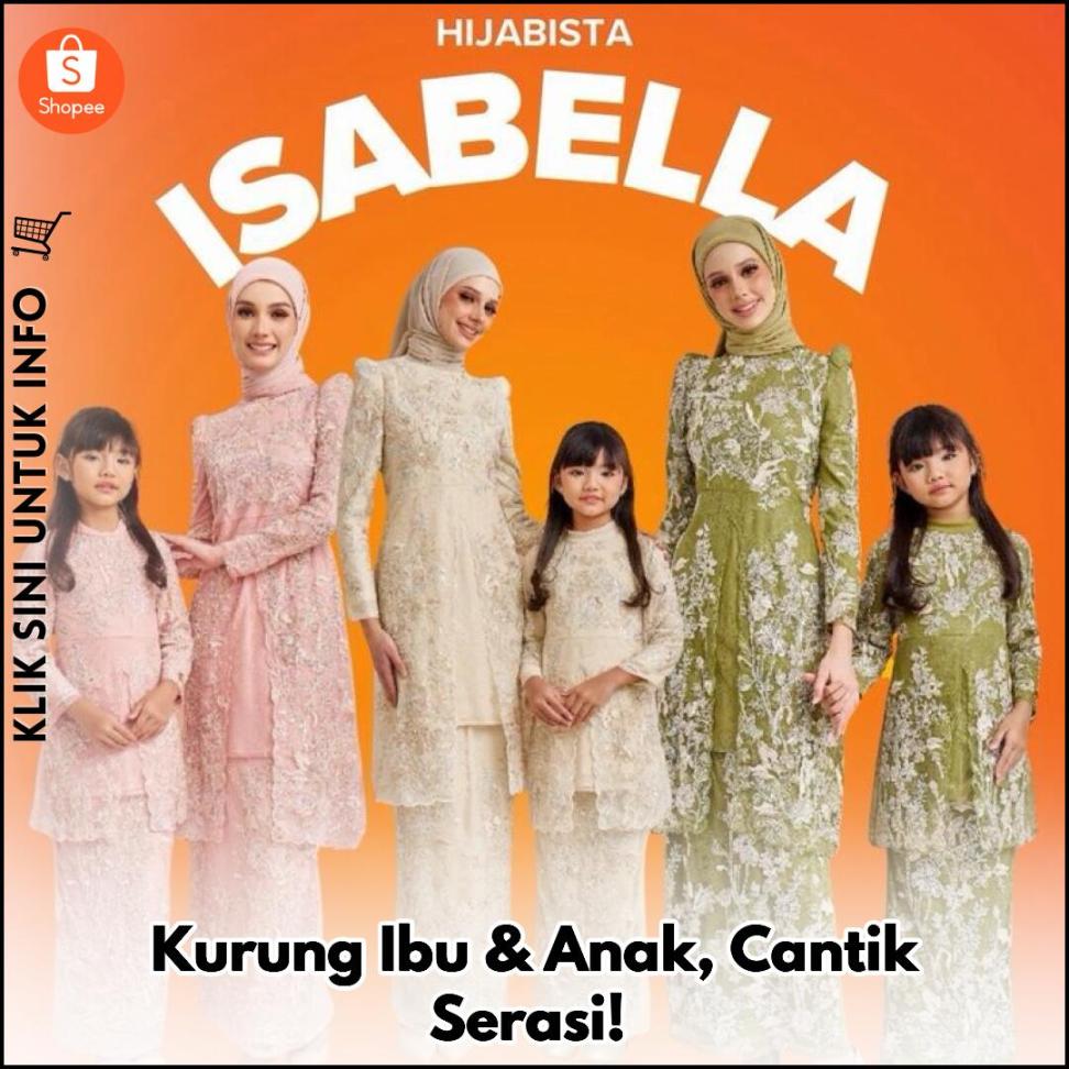 Kurung Ibu & Anak, Cantik Serasi!