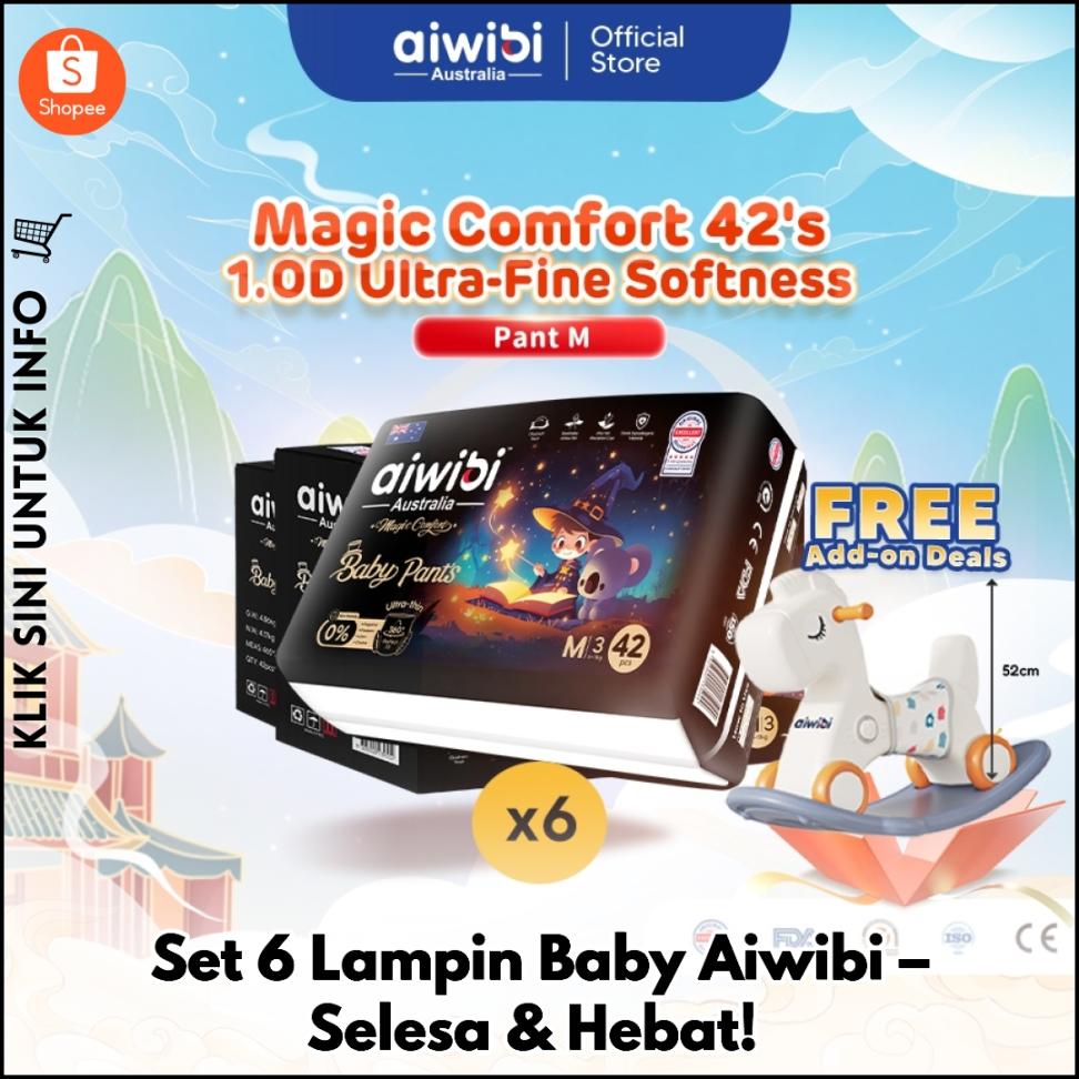 Set 6 Lampin Baby Aiwibi – Selesa & Hebat!