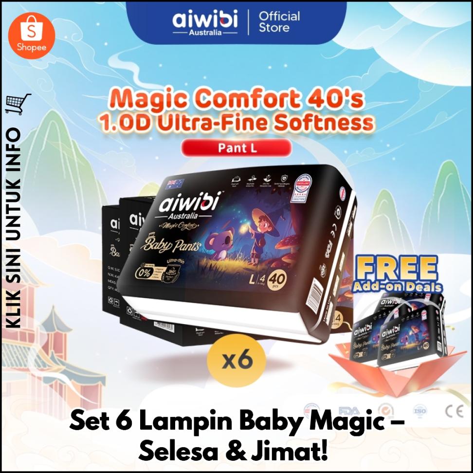 Set 6 Lampin Baby Magic – Selesa & Jimat!
