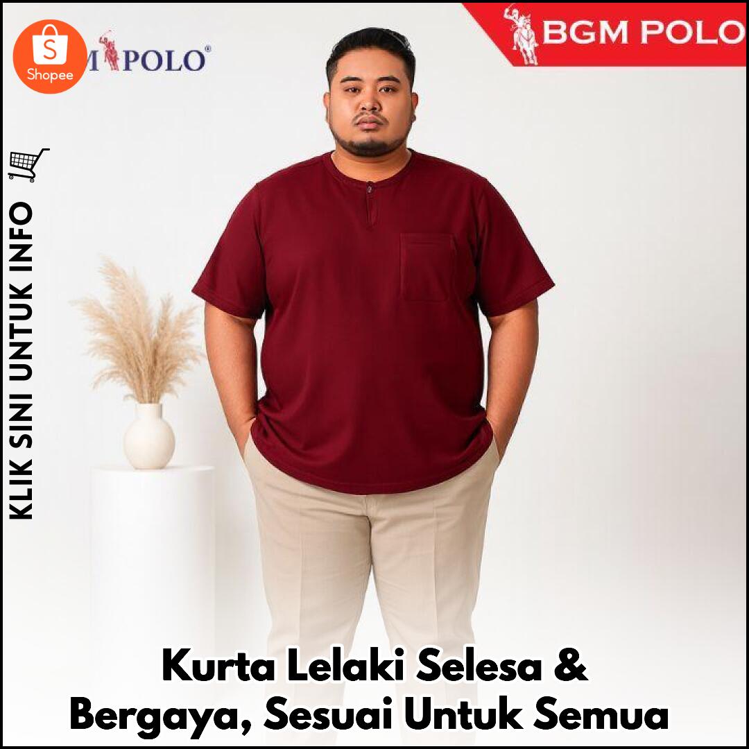 Kurta Lelaki Selesa & Bergaya, Sesuai Untuk Semua