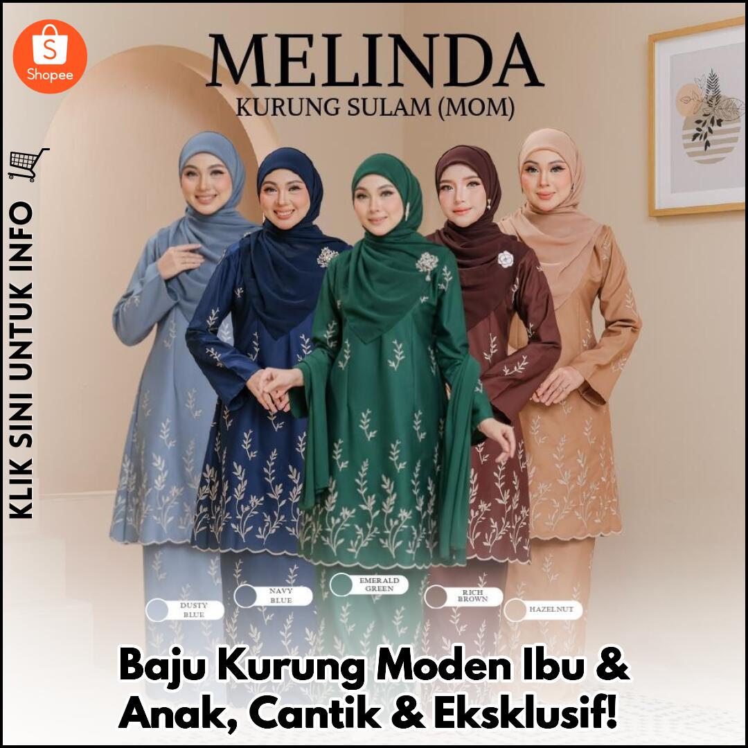 Baju Kurung Moden Ibu & Anak, Cantik & Eksklusif!