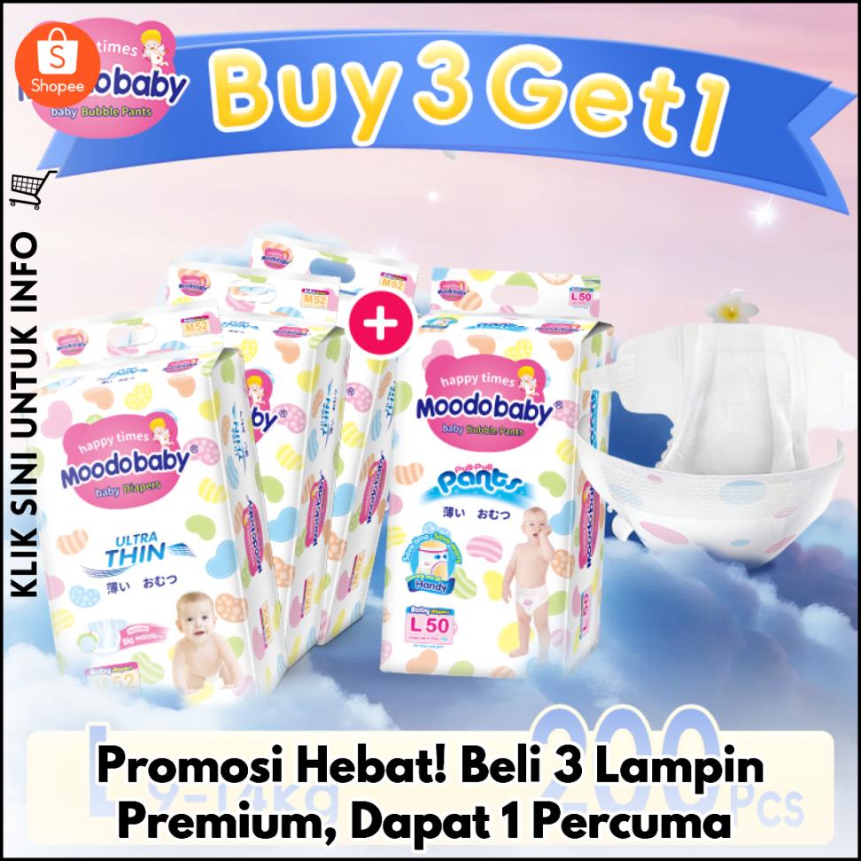 Promosi Hebat! Beli 3 Lampin Premium, Dapat 1 Percuma
