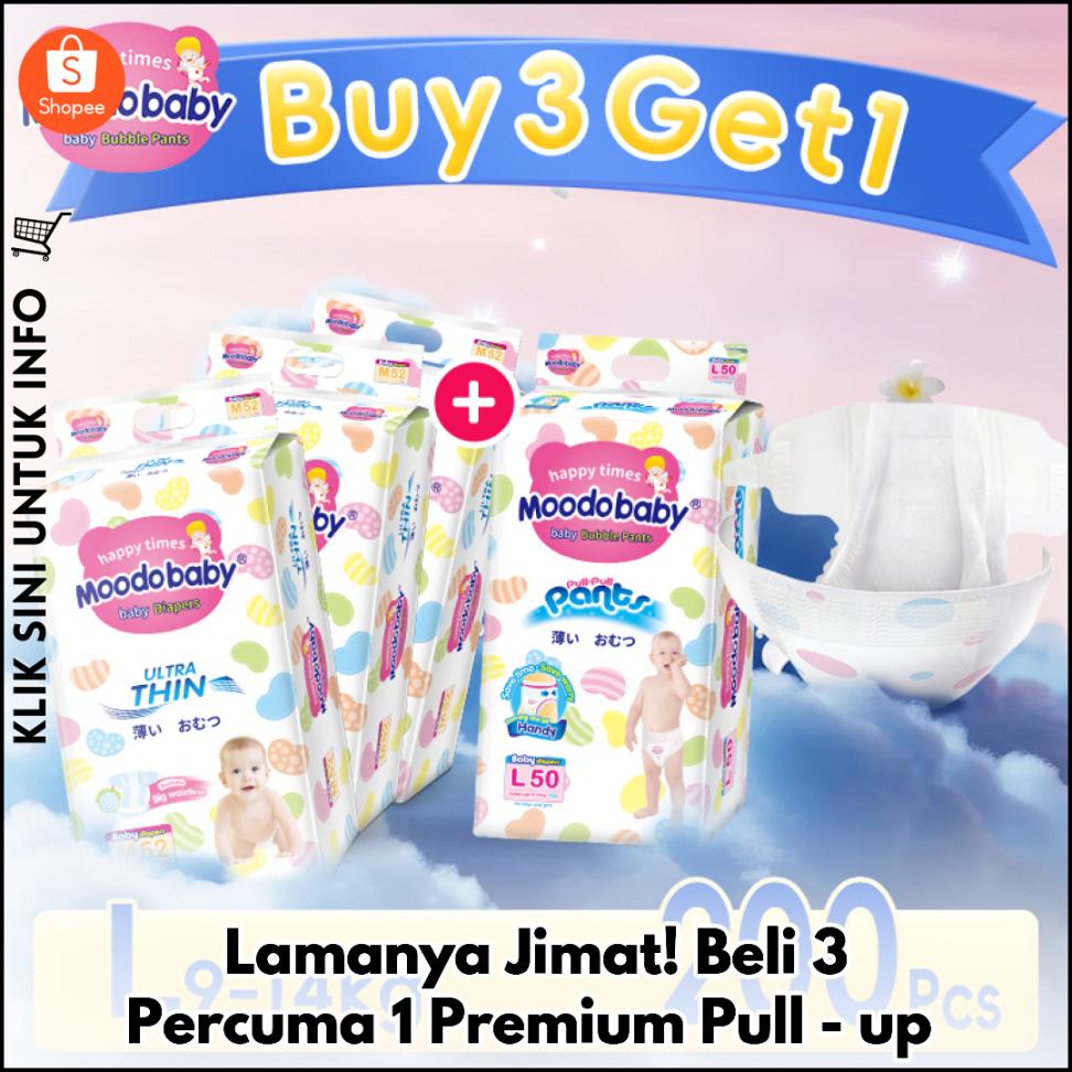 Lamanya Jimat! Beli 3 Percuma 1 Premium Pull-up